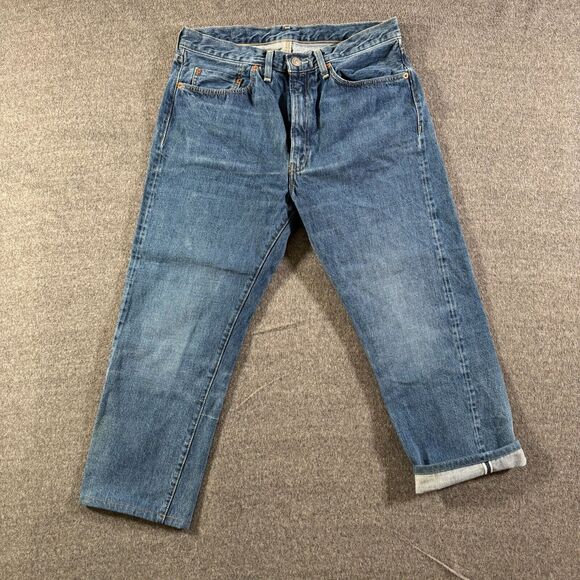 Levi's 501Z XX Jeans Men's 34x25** TAG 34x32 Hemmed Selvedge Denim 1954 Vintage